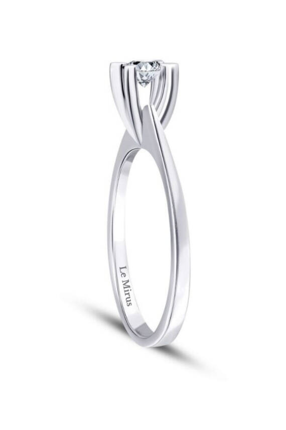 0.40 Karat Pırlanta Tektaş Yüzük - 2