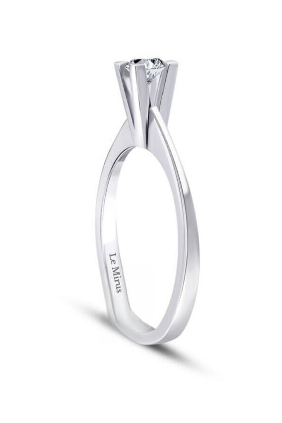 0.50 karat Pırlanta Tektaş Yüzük - 1