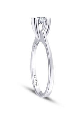 0.60 Karat Pırlanta Tektaş Yüzük - 2