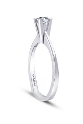 0.70 Karat Pırlanta Tektaş Yüzük - 2